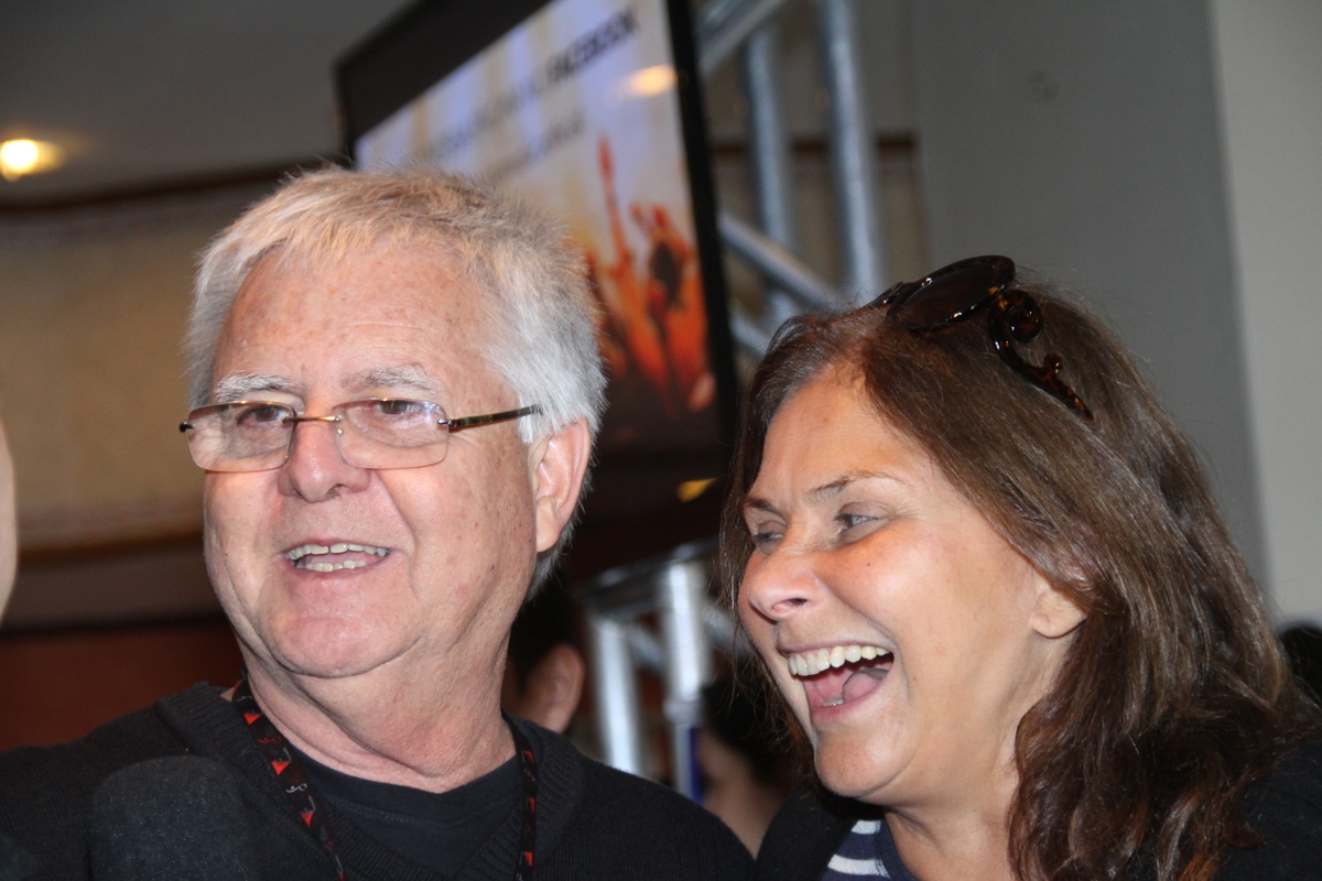 Fernando Vieira e Fafá de Belém na Festa Nacional da Música 2015 (foto de  Graça Paes)